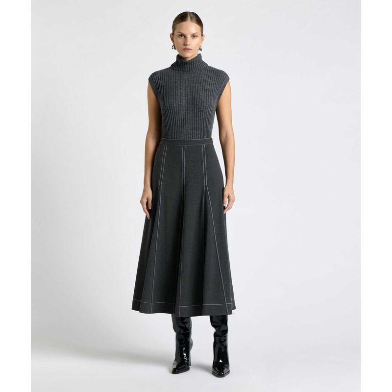 Cue Merino Roll Neck Tank image number 7